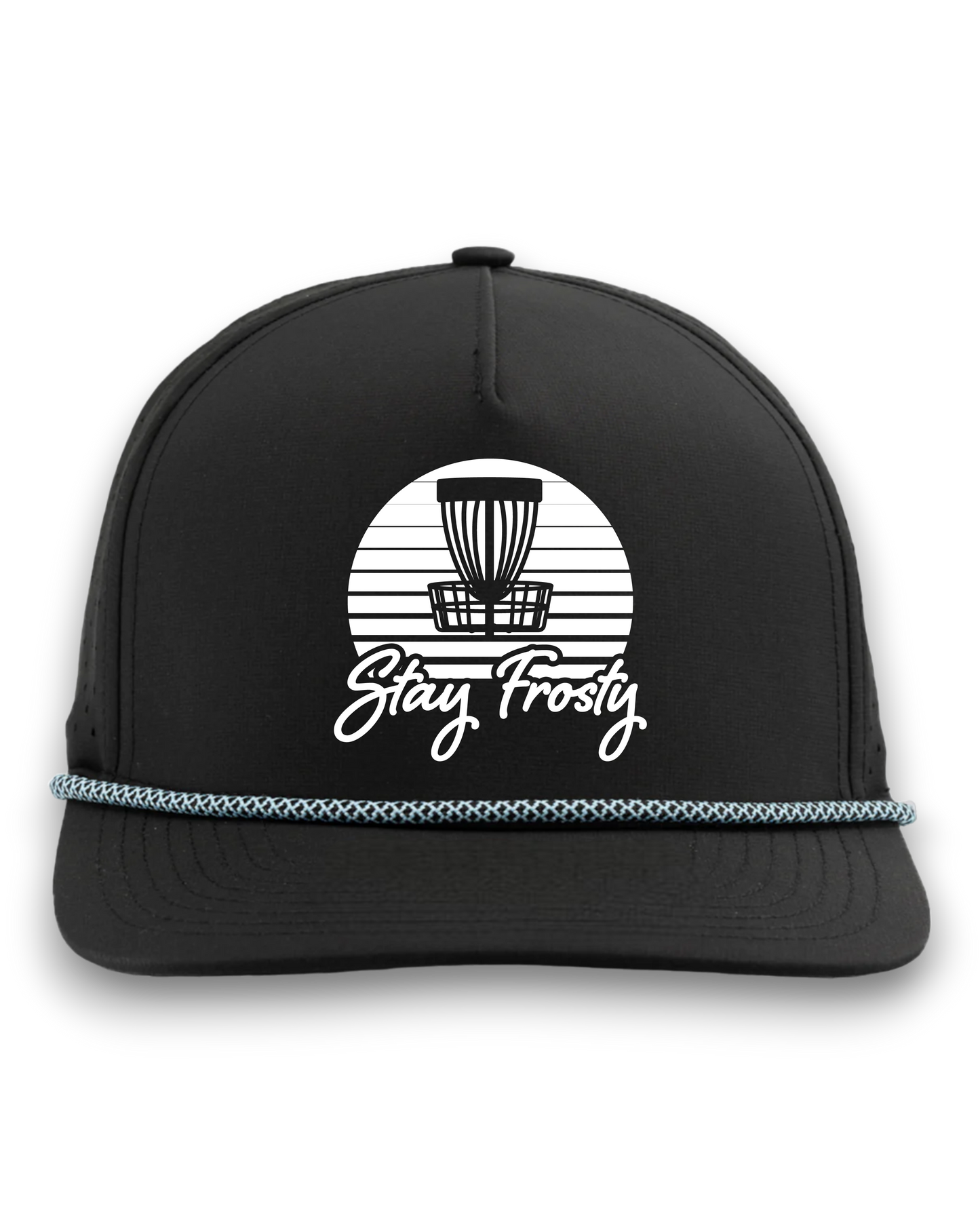 Frosty Basket Sunset - Premium Water Resistant Rope Hat