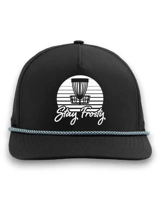 Frosty Basket Sunset - Premium Water Resistant Rope Hat