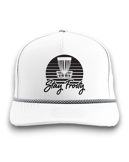 Frosty Basket Sunset - Premium Water Resistant Rope Hat